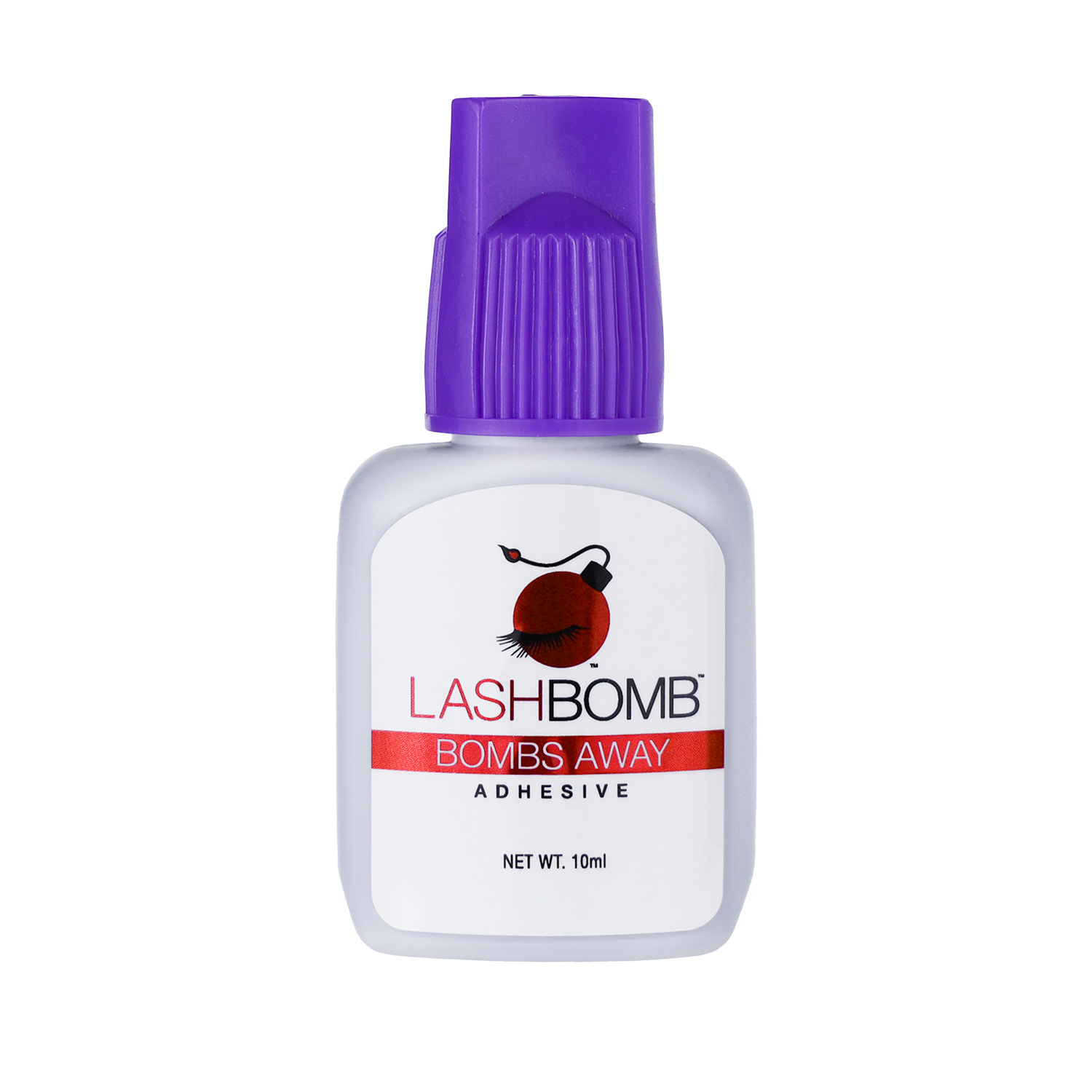 Bombs Away 10mL Lash Adhesive – Volume, Fast-Drying, 4-5 Weeks | LashBomb