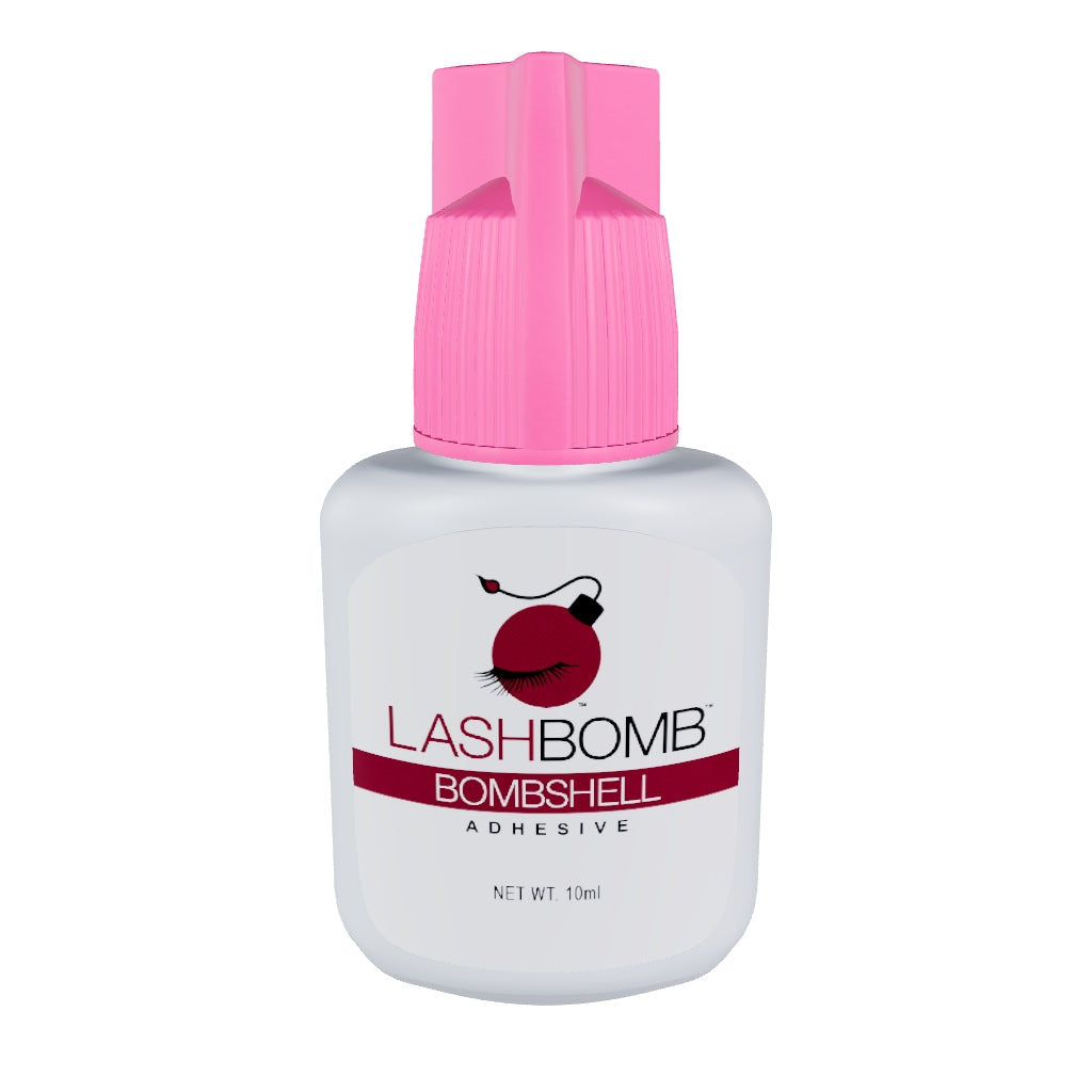 Bombshell 10mL Lash Adhesive – Sensitive, Gentle Hold, 3-4 Weeks | LashBomb