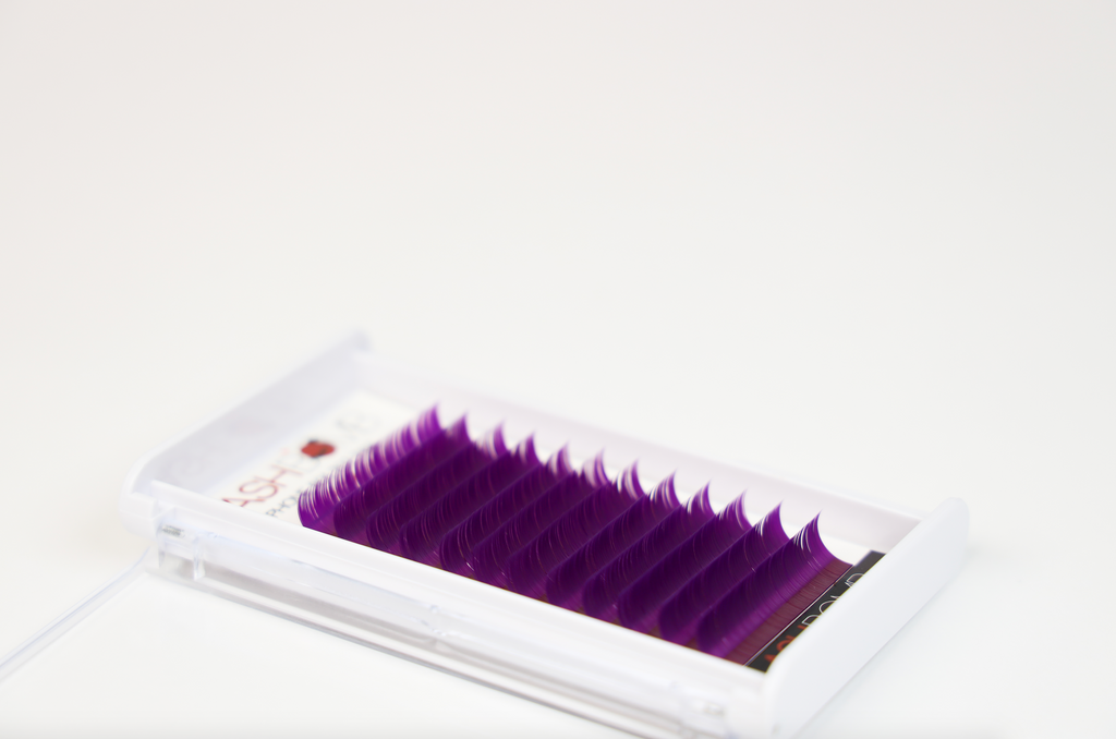 TRAYS - PURPLE COLORED LASHES